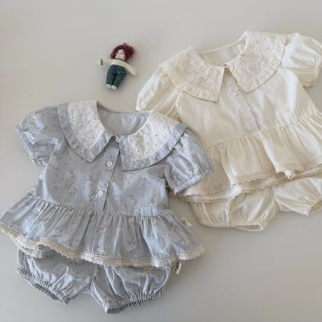 aiai/8. mari garden updown set bloomer S(6M-2Y)-XL(4-5Y)