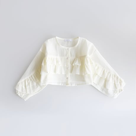 urbanrabbit/47. Ruffle Crop Shirt JS-JM