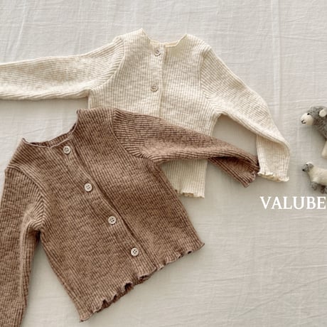 valubebe/22. songsong nanalri cardigan 6M-S