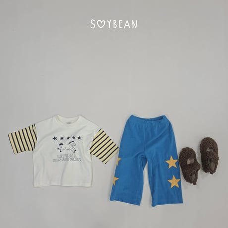 soybean/14. plan ) pony star 8bu T-shirt XS-XL