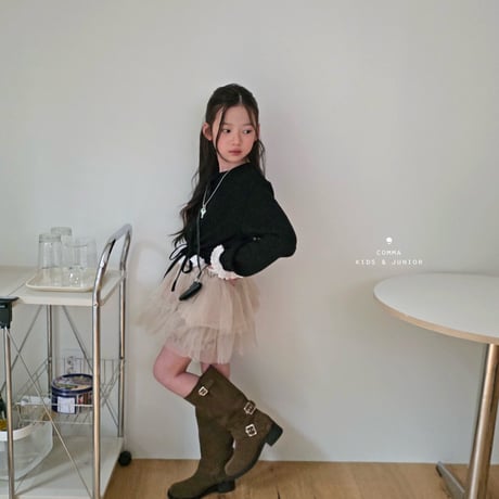 comma/124. fril cardigan 110-130
