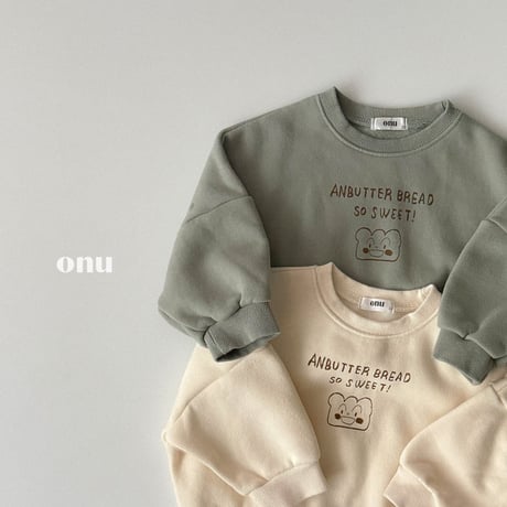 onu/11. butter man-to-man BABY(12M)-XL(6-7Y)