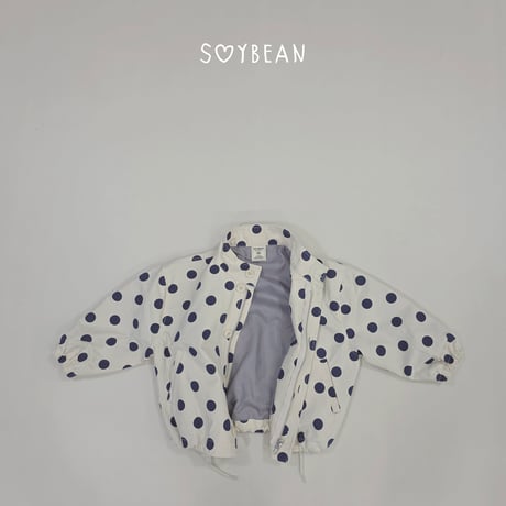 soybean/132. plan ) loose fit dot jacket XS-XL