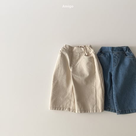 amigo/22. wide denim pants XS-XL