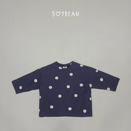 soybean/56. plan ) dot big box T-shirt JS-JM
