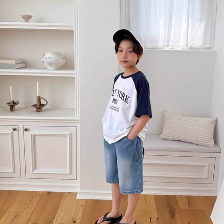fromi/48. two color raglan T-shirt JS-JL