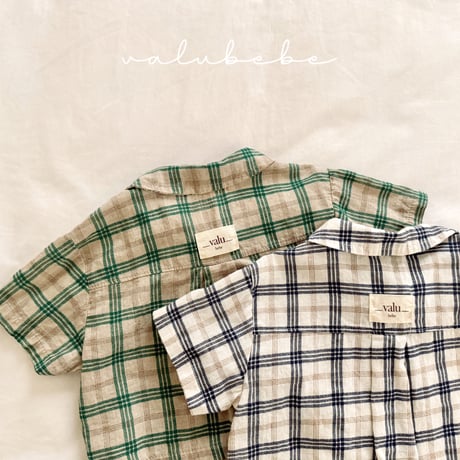 valubebe/38. jay check shirt 6M-S