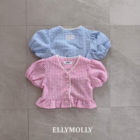 ellymolly/57. Veil lace blouse 13-15
