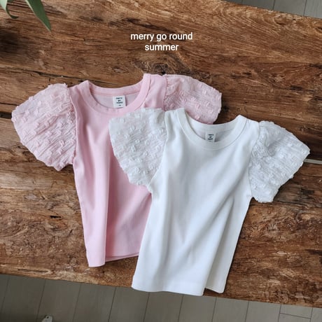 merrygoround/21. candy puff T-shirt XS-2XL