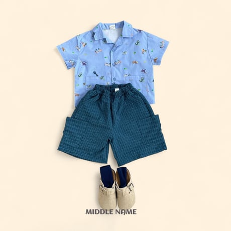 middlename/33. summer digital printing shirt S-XL
