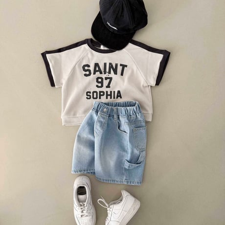 heydo/27. saint two color T-shirt S-XL