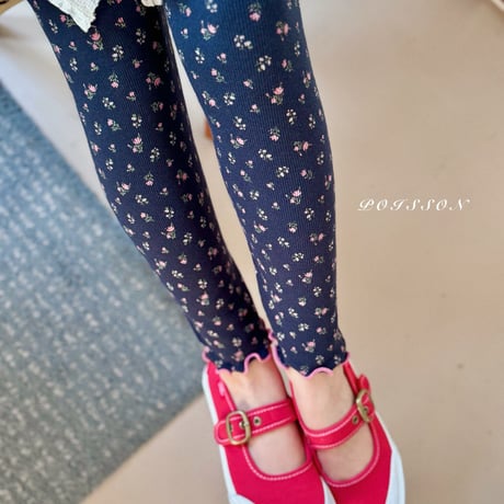 poisson/5. flower songe leggings S-XL