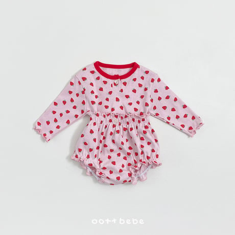 oottbebe/50. strawberry sand set bloomer S(0-6M)-M(6-12M)