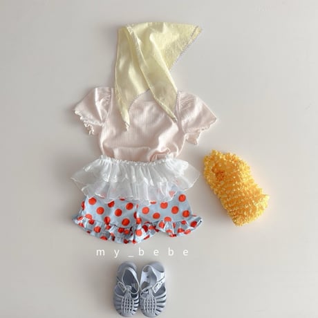 mybebe/18. x fril T-shirt XS-XL