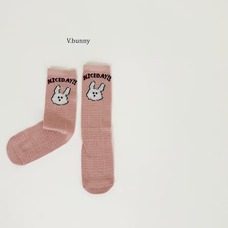 vbunny/49. kongkong bunny socks set FREE