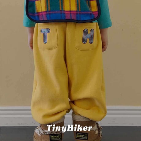 tinyhiker/22. tie embroidery jogger pants XS-XL