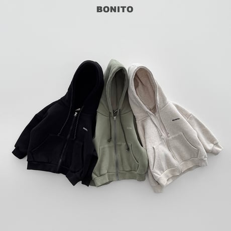 bonito/49. gimo hood zipup 12M-XL