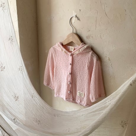 bebeholic/53. lace hood jacket S(6-12M)-M(12-18M)