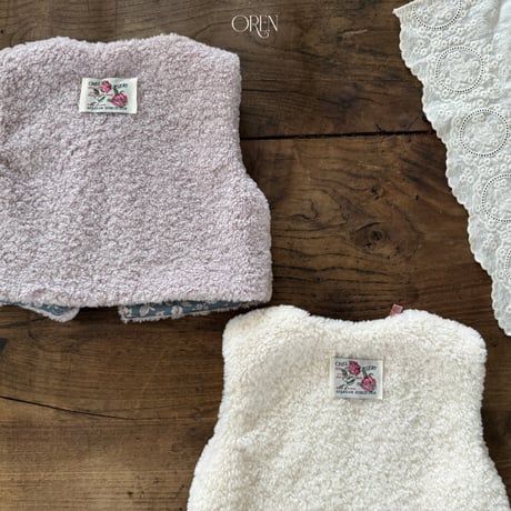 oren/28. lavender bear vest S-XL