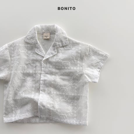 bonito/83. see-through lace shirt? JS-JM