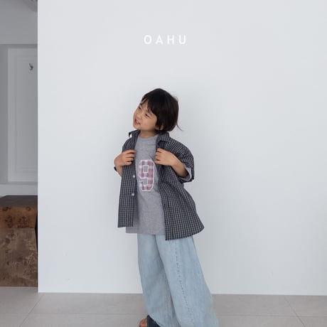 oahu/22. sheer check shirt JS-JXL