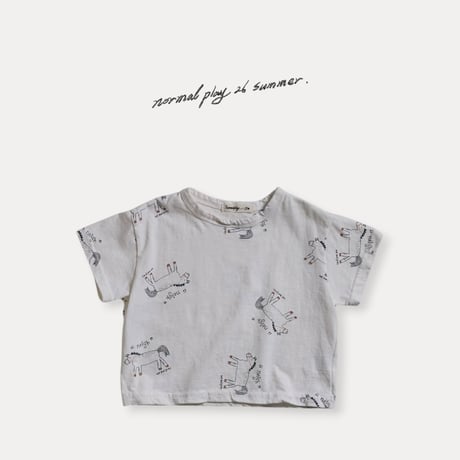 normalplay/70. pony half t T-shirt 12M-L