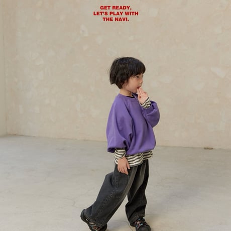 navi/27. bullon denim pants S-XL