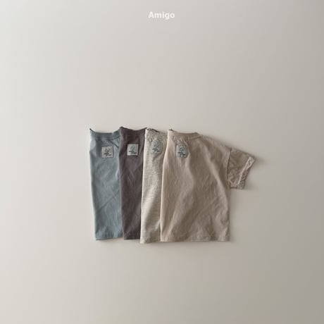 amigo/12. french half t T-shirt XS-XL