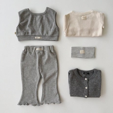 aosta/50. [Jelly Waffle Pants] S-2XL