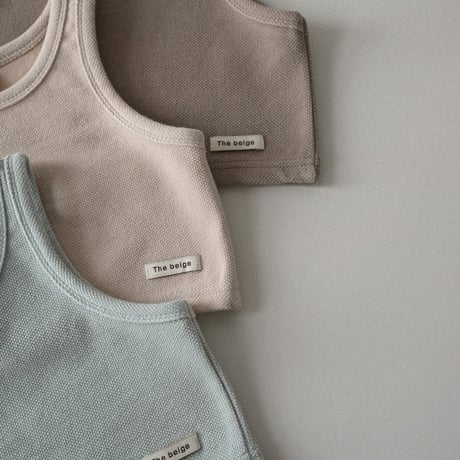 thebeige/17. Layered vest XXS-L