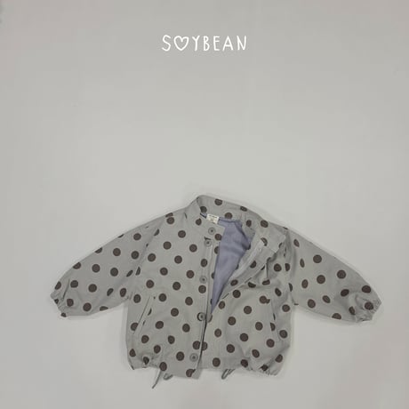 soybean/132. plan ) loose fit dot jacket XS-XL