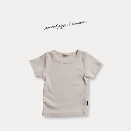 normalplay/19. bodle half t T-shirt 12M-XL