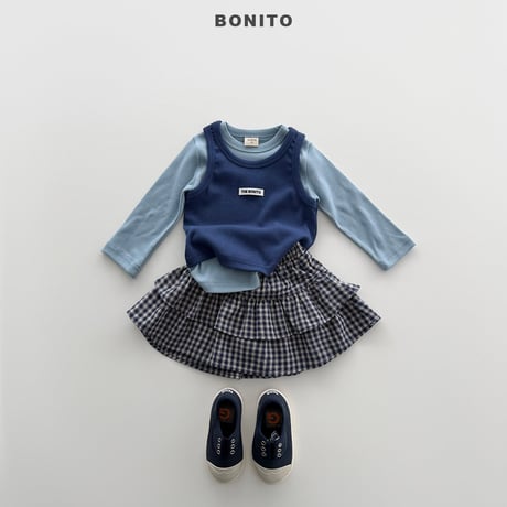 bonito/2. plan ) color golgi T-shirt 12M-XL