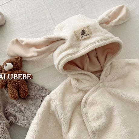 valubebe/91. rabbit fleece jacket 6M-S