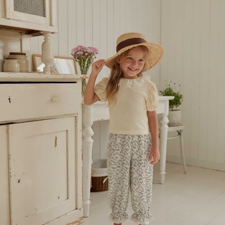 melikey/16. egg flower pants JS-JM