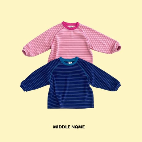 middlename/55. raglan dangara T-shirt S-XL