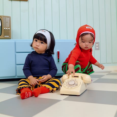 oottbebe/29. retro hood XS(0-1Y)-XL(4-5Y)