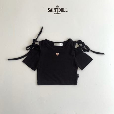 saintdoll/23. shoulder open T-shirt S-XL
