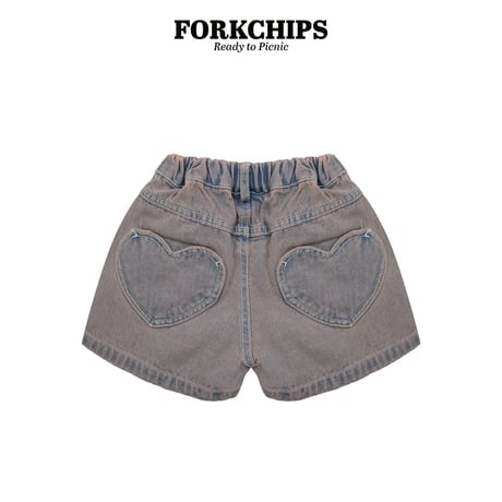 forkchips/8. peach heart short pants JS-JXL