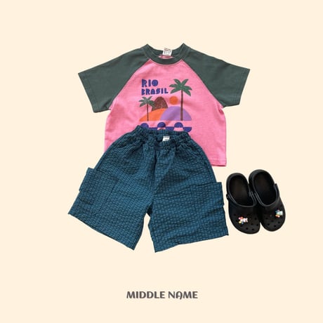 middlename/44. pig palm tree T-shirt JS-JM