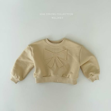 melikey/34. butterfly ribbon man-to-man JS-JM