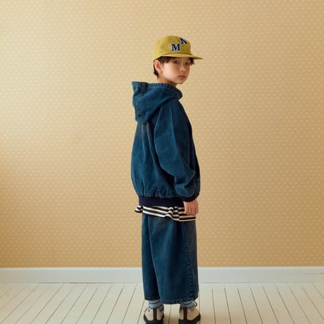 minimal/71. road denim hood jumper JS-JM