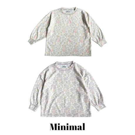 minimal/42. flower soft T-shirt JS-JM