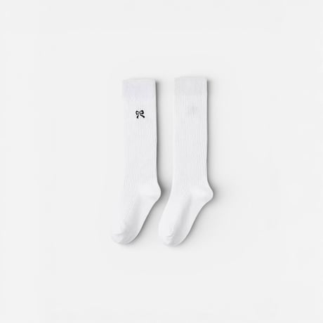 dudie/38. ribbon three knee socks set M(150-180)-XL(200-230)