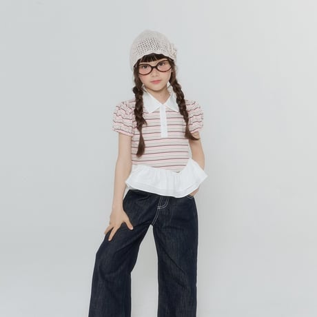 forkchips/58. eve fril shirts collar T-shirt JS-JXL
