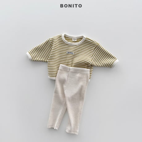 bonito/124. waffle set leggings 6M-18M