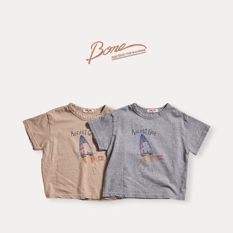boneoune/4. rocket half t T-shirt JS-JL