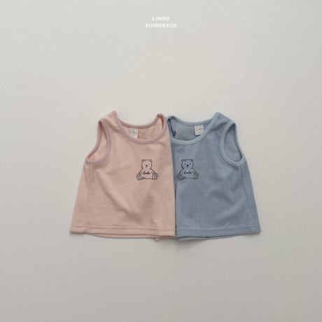 lindo/54. bear terry sleeveless XS-XL