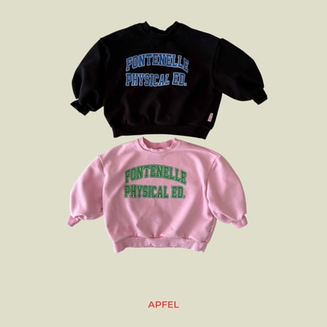 apfel/33. school man-to-man S-XL
