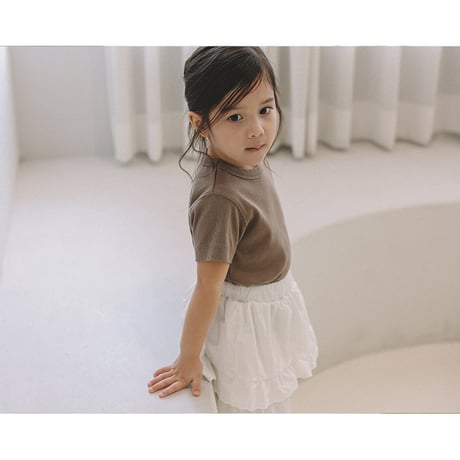 melmel/27. Ribbed Half T XXS-XL